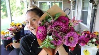 Late Summer Bouquet Building : $15 Market Bouquets : Flower Hill Farm