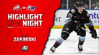 WHL Highlight of the Night - Zakreski Turns On The Afterburners