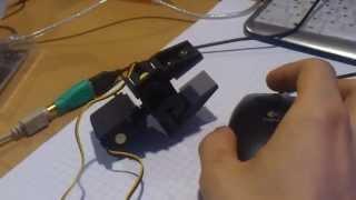 Controlling a robot gripper with a ps/2 pc mouse