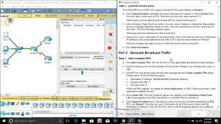 7.1.3.8 Packet Tracer - Investigate Unicast, Broadcast, and Multicast Traffic