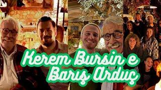 Kerem Bursin e Barış Arduç - junto com Gupse Özay eles comemoram o fim das gravações