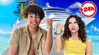 Handcuffed To My GIRLFRIEND For 24 HOURS On A CRUISE!!