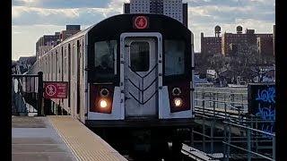 MTA NYCT Subway: Kawasaki R142A (4) Trains @Van Siclen Avenue Station