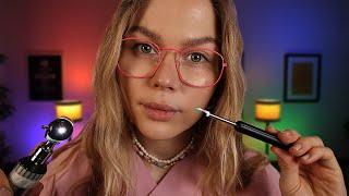 ASMR Otoscope Exam & Ear Cleaning ‍️Deep Examination & Treatment