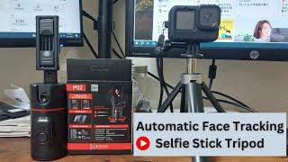 Automatic Face Tracking Selfie Stick Tripod - Live Trial while listening and watching Luminous LIVE