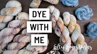 Dye with Me: Spirit Cleanser | Lofty Loops Yarns | Hand Dyed Yarn | Speckled Yarn Dyeing | ASMR