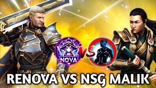 NSG Malik VS Renova Gaming ️|| Intense battles  || Shadow Fight 4: Arena