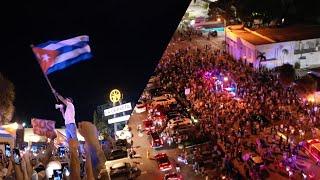 Cuban Protests Extend to Miami's Calle Ocho #SOSCuba