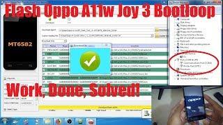 Tutorial Flash Oppo A11w via SP FlashTool