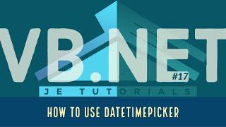 VB.Net Tutorial #17 - How to Use DateTimePicker