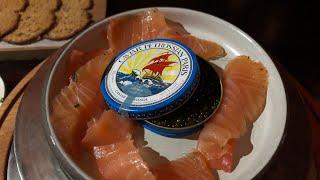 Nomad Library Petrossian Tsar Imperial Daurenki Caviar and Fruits De Mer MGM Las Vegas Aug 20, 2021