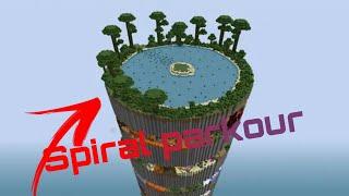 Spiral parkour часть 1 |Майнкрафт