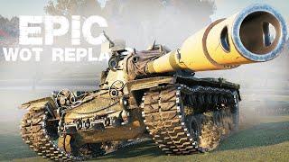 Epic  WoT Replays / T110E5 / Оbj. 279 / EBR / Leopard 1