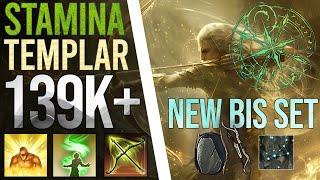 Stamina Templar 139k+ PvE DPS Build「U42 Gold Road」