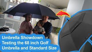 Is 68 Inch ZOMAKE Golf Umbrella Big Enough? Reviewing Windproof Umbrellas on Amazon