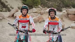 Repsol Honda Trial Team test renewable fuel