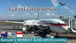 GARUDA INDONESIA'S NEWEST A330-300 Economy to Bali - Has it improved?