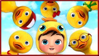 𝑵𝑬𝑾 Five Little Ducks | Banana Cartoon Preschool