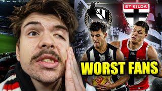 WORST AFL FANS IN THE LEAGUE?!? Collingwood v St Kilda AFL Vlog