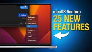 25 macOS Ventura Features You NEED to Know!