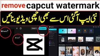 Remove capcut watermark || Watermark capcut|| Wink mod apk || Wink video editing app