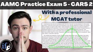 MCAT CARS Walkthrough with Professional Tutor || AAMC Practice Exam FLE 5 CARS 2