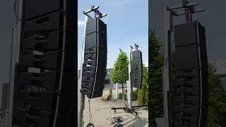 Master Audio MA206P & MAW-115D Professional audio Soundcheck Speaker Test Setup pa Anlage