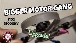 Mobula 7 1S Motor Upgrade, LOS & FPV Flight 