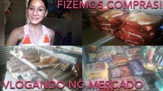 VLOGANDO NO MERCADO_FIZEMOS COMPRAS.||Letícia Albino.