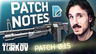 My Thoughts on NEW Wipe Patch Notes 0.15.0.0 - Escape From Tarkov