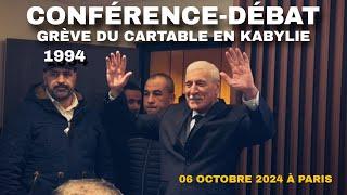 CONFÉRENCE-DÉBAT AVEC LE PRÉSIDENT FERHAT MEHENNI SUR LA GRÈVE DU CARTABLE DE 1994