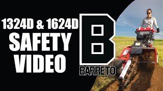 1324D-1624D Full Size Trencher Safety Information || Barreto Manufacturing, Inc.