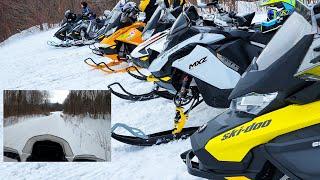 Snowmobile Trail Riding #11 Island Pond Vermont [Part 1]