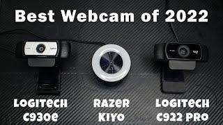 Best webcam for Laptop | Logitech C922 Pro vs C930e | Logitech C922 Pro vs Razer Kiyo | Review