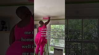 I DON’T GO OUT… I DIY MY APARTMENT ️ #pinkroom #ceilingdesign #diy