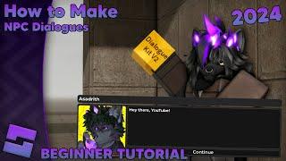 How to make NPC Dialogues in Roblox Studio // 2024 Setup Tutorial // Beginner/Advanced