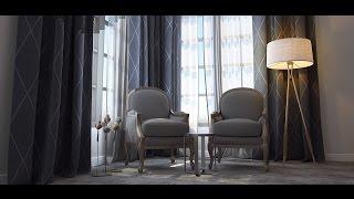 Interior - Room Modeling Tutorial in 3ds max 011#