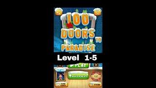 100 doors to paradise level 1 2 3 4 5 walkthrough