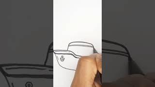 HOW TO DRAW SUBMARINE - NAUTICAL ART