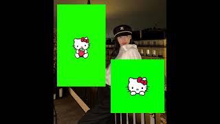 hello kitty yeşil ekran #green  #keşfet #keşfetduası #keşfetol