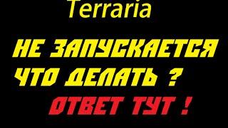 Что делать если не работает Terraria