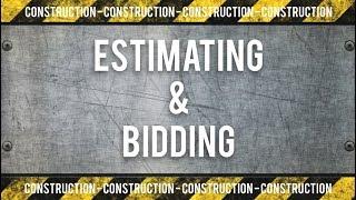 Construction Estimating and Bidding Training