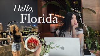 my life in florida  | visiting my boyfriend, med school prom + cooking