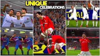 Top Hidden Goal Celebrations in  Efootball 2022 Mobile | Top 10 Celebrations