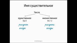 Имя существительное (5 класс, видеоурок-презентация)