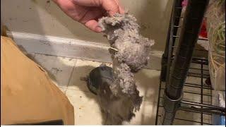 Dryer Vent Cleaning 2nd Floor with Inaccessible Outside vents "ABSOLUTE FIRE HAZARD"