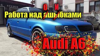 Перетяжка дверных карт Audi A6C4