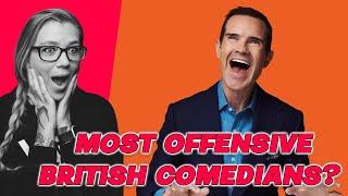 AMERICAN REACTS TO THE MOST OFFENSIVE BRITISH COMEDIANS | AMANDA RAE