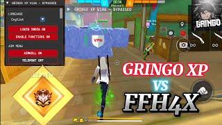 FFH4X AND GRINGO XP V106 KING CHATE AND M*D M*NUFLY HACK100% Aimlock Penel100% #ffh4x #freefire