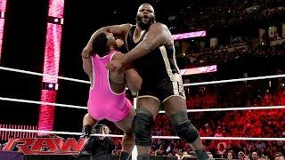 Mark Henry vs. Big E: Raw, February 15, 2016